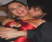 selena gomez and benny blanco share a romantic kiss backstage at golden globes 2024201.jpg from selena gomez real sex