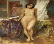 francis edwin hodge nude and mirror.jpg from nude and