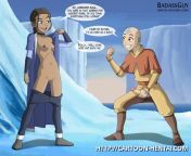 katara is well prepped to test how unbendable aang s knob is.jpg from aang sex