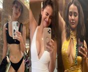 aisha sharma selfie cleavage bikini busty indian actress.jpg from actress aisha nude