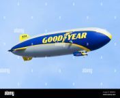 goodyear blimp an semi rigid airship built by zeppelin company dirigible wingfoot 3 n3a flying in los angeles usa advertising for goodyear 2bmr625.jpg from n3a