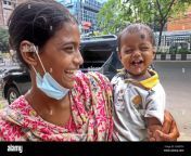 a monther with a baby during lockdown the country has had several lockdowns to contain the spread of the coronavirus dhaka bangladesh 2gp6pyh.jpg from monther