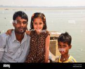 indian father daughter and son by the ganges river ghats varanasi india 2e6gf88.jpg from indian father daughter sex 3gp