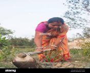 indian rural woman farmer working in agricultural field 2g5cyp3.jpg from indian aunty farm