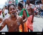 lubuk pakam north sumatera indonesia 5th mar 2023 a tamil hindu participates in the cheek and body piercing ritual during the annual celebration in commemoration of the month of pangguni or pangguni uthiram which is in worship of the god muruga credit image kartik bymasopa images via zuma press wire editorial usage only not for commercial usage 2pk8pr0.jpg from tamil body pres