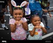 marietta georgia usa 6th apr 2023 amina hunter 4 and her friend alyssa herbert 4 from marietta georgia pose like hungry bunnies at an outdoor spring festival celebrating easter credit image robin raynezuma press wire editorial usage only not for commercial usage 2pkkk61.jpg from amina hunter