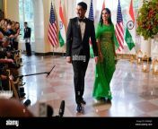 corrects spelling from rita to ritu rep ro khanna d calif and his wife ritu khanna arrive for the state dinner with president joe biden and indias prime minister narendra modi at the white house thursday june 22 2023 in washington ap photojacquelyn martin 2r8w0j9.jpg from ritu khanna video xx