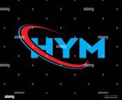 hym logo hym letter hym letter logo design initials hym logo linked with circle and uppercase monogram logo hym typography for technology busines 2rcm04w.jpg from www hym