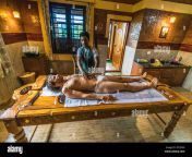 karnataka india august 20 2018 young man undertaking a body massage in indian spa illustrative editorial 2rt359x.jpg from telugu house ownar wife masage sex