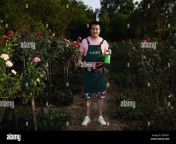 190922 beijing sept 22 2019 zhang yan examines flowers in xinhuai village of xinhe town in shuyang county east china s jiangsu province aug 24 2019 after graduation in 2012 instead of working in city zhang yan went back to his hometown to plant chinese rose in 2016 zhang began to market his flowers on the internet with less than one hectare from the beginning zhang now plants over six hectares of chinese roses with a sales income of one million yuan about 140000 us dollars per year china jiangsu rural development cn lixxiang publicationxnotxinxchn 2rpfeg1.jpg from yan less
