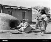 1930s two native american women carrying olla water jar on head and m657kt.jpg from indian black cook lades indian vif hosbat