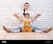 mother daughter and soft toy sitting against the wall legs spread mpadjc.jpg from mother daughter spreading legs jpg