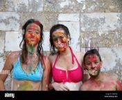 youth playing holi in salento italy p6mykb.jpg from sexy holi images