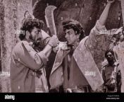 amjad khan and dharmendra indian bollywood movie actors in hindi film sholay india asia indian asian old vintage 1900s picture r93gc4.jpg from duplicate sholay film nude scenesl actress nakma se