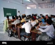 college students learning in class room law college dehradun uttaranchal india r8xwx9.jpg from indiam inside classroom