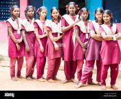 puducherry india december circa 2018 unidentified group best children girls friends classmates in government school uniforms smiling laughing at rgch40.jpg from tamil nadia school uniform with sex