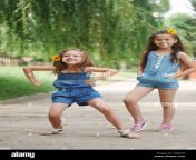 photo of two little girls in summer park t8njhh.jpg from lil grils