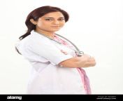 indian female doctor standing with her arms crossed w5abk3.jpg from indian ledy docter