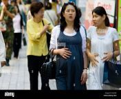 two pregnant women in myongdong commercial market seoul south korea acgf5r.jpg from pregnant korea