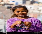 beautiful portrait of young indian girl aged 15 in purple in front a053yj.jpg from shy village from jodhpur nude clip