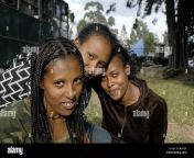 ethiopia addis abeba women young three group picture east africa people b9gyj9.jpg from amature ethiopian teens