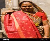 a gujarati woman shows her hand woven patola silk in rajkot india bpj2ja.jpg from indian desi gujrati b