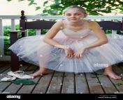 a young girl dressed in a ballet outfit sitting on her front porch ct70ab.jpg from 12 yers girlsex