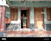 woman in sari at old wooden house door in raghurajpur artists village cxdw7h.jpg from indian odisa village house wife newly married first night sex xxx video 3gp