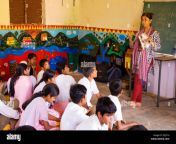 woman teaching at mixed school in asde village mulshi valley paud d5j31h.jpg from indian village school teachers or students ka