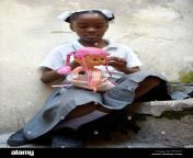 girl 10 years with a doll carrefour port au prince department ouest ef73y7.jpg from 10 saal ka bacha au