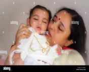 portrait of a happy family bengali mother with sweet little son sharing f0tb77.jpg from www bangla mother and son xxx com dian college vandana sex with smart