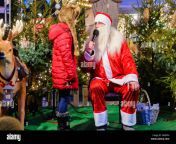 santa father christmas talks to two young girls in his grotto he6rph.jpg from www xxx santa hyde