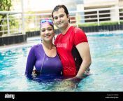 indian couple bathing swimming pool hotel summer day enjoying k5f85d.jpg from indian desi couple injoy full masti xxx videos