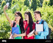 3 indian college friends students standing park self portrait mobile kx5ty0.jpg from indian college students xxxxxxxx