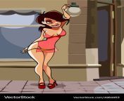 cartoon sexy woman standing on the street vector 4964953.jpg from hot cartoon com