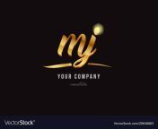 gold alphabet letter my m y logo combination icon vector 20646683.jpg from my