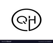 initial circle letter qh logo design template vector 35581973.jpg from q h
