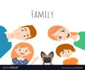happy family mom dad son daughter vector 10209539.jpg from mom dad son daughter