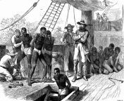 captives african ships slave coast slave trade 1880.jpg from 10 slave and