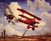 depiction artist pilot capt canadian von richthofen april 21 1918.jpg from red baron