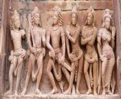draupadi husbands relief mahabharata pandavas deogarh india.jpg from polyandry sex