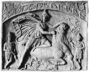 mithra bull ad bas relief wiesbaden germany stadtisches.jpg from mithras