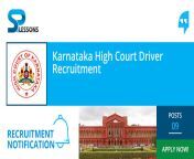 karnataka high court driver recruitment 2019 splessons.jpg from indian uttara karnataka dharwad dect videozlkfi7wuu4i kannada
