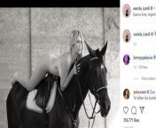captura de la publicacion en instagram de la pareja de icardi wanda nara tumbada sobre un caballo instagram wanda icardi jpgsize1200xlossy1 from wanda nara 18