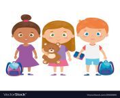 group little children with school bag and toys vector 29150695.jpg from স্কুল ড্রেসে ছাত্রীর দুধ টেপা ভিডিও বাংলা x x x video 2015জোর করে ধরষন