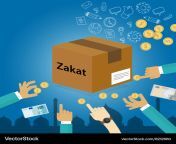 zakat giving money to the poor islam concept vector 8212660.jpg from muslim received cash
