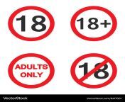 under eighteen sign under 18 adults only warning vector 9417001.jpg from under 18