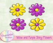 free yellow and purple shiny flowers.jpg from shiny flowers 04