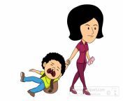 boy crying mother taking him to school forcefully back to school clipart.jpg from forcefully jpg