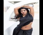 ravishing poses of vishnu priya in black saree 10.jpg from vishnu priya photosdesi moti aunty saree lift nude in hdnayantata sex xxx xn